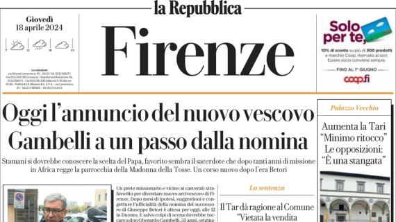 La Repubblica di Firenze apre sulla Fiorentina: "Il Viktoria sulla strada del sogno"