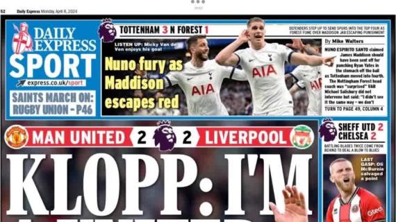 Le aperture inglesi - Ancora spettacolo in Manchester United-Liverpool: finisce 2-2