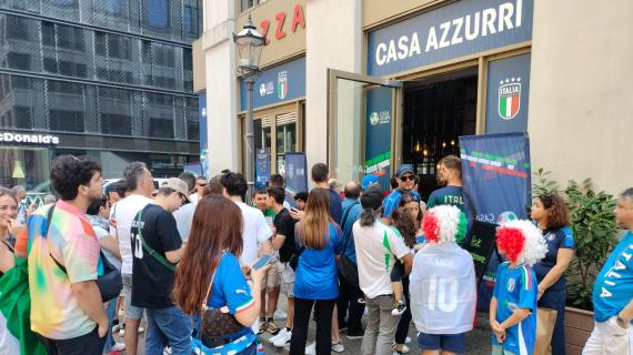 Stasera Croazia-Italia, "Casa Azzurri" apre anche nel centro di Lipsia: le immagini