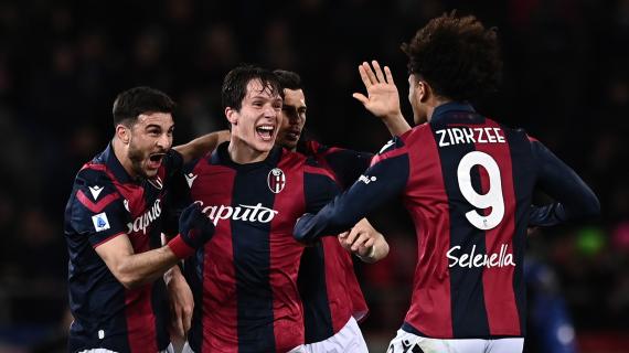 Serie A, la classifica aggiornata: il Bologna non si ferma più, 4° posto in solitaria