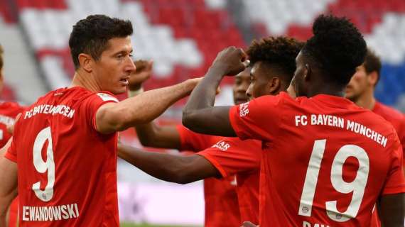 Bundesliga, risultati e marcatori: poker Bayern Monaco, si ferma il Lipsia. Cade l'Eintracht