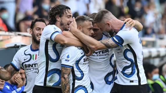 Inter-Bologna 6-1, 23^ partita di fila con gol in A per i nerazzurri: i numeri del match