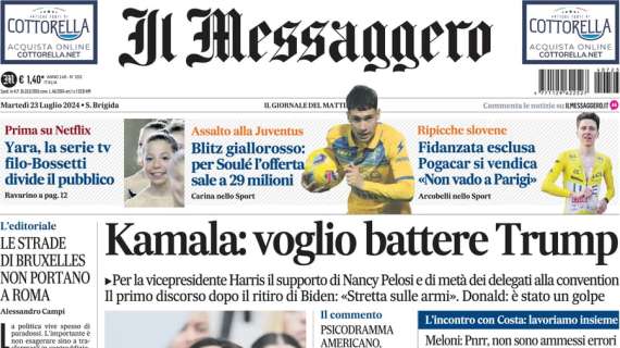 Il Messaggero: "Blitz Roma per Soulé, assalto alla Juve: l'offerta sale a 29 milioni"