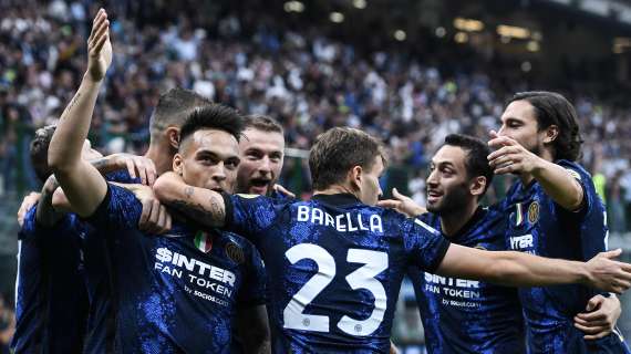 Inter, multa di 12mila euro per "cori insultanti di matrice territoriale" nel match contro il Napoli