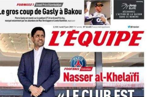 L'apertura de L'Equipe, parla al-Khelaifi: "Il club è al di sopra di ogni singolo giocatore"