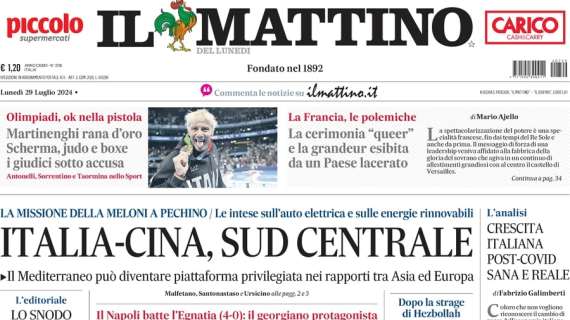 Il Mattino esalta Kvaratskhelia: "Kvarashow protagonista nel 4-0 contro l'Egnatia"