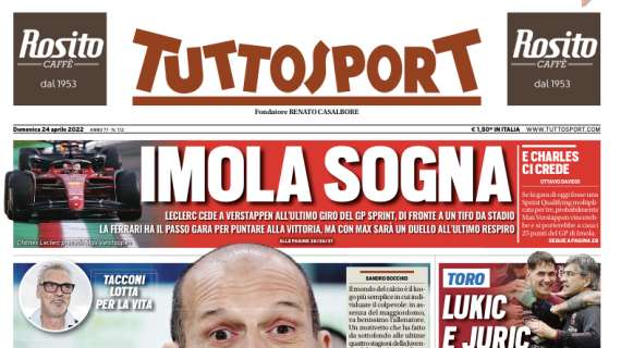Juventus, l'apertura di Tuttosport è su Allegri: "Solo Pep e Carletto vincono più di Max"