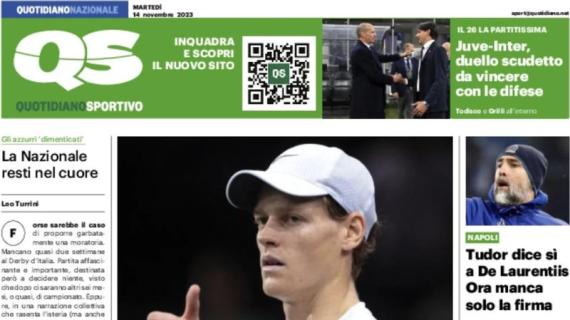 La prima pagina del QS sul Milan: "E' un Diavolo vulnerabile: Pioli, serve uno scatto"