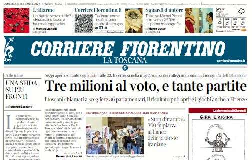 Corriere Fiorentino apre con Batistuta: "Sogno di diventare il Maldini viola"