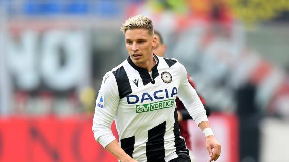 Udinese, Stryger Larsen non al top: Gotti potrebbe lasciarlo in panchina contro il Napoli