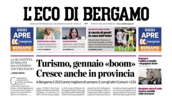 L'Eco di Bergamo: "A caccia di punti in casa dell'Inter"