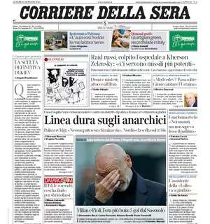 L'apertura di oggi del CorSera: "Milan e Pioli, l'ora più buia: 5 gol dal Sassuolo"
