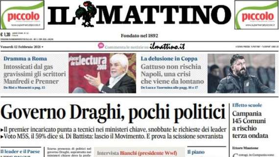 Il Mattino: "Gattuso non rischia. Napoli, una crisi che viene da lontano"