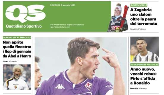 L'apertura di QS: "Fiorentina all'attacco"