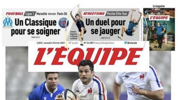L'Equipe: "Domani va in scena il Classique di Francia: Marsiglia-Psg"