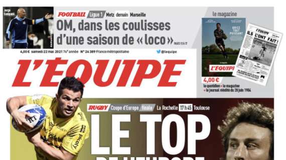 L'Equipe: "Olympique Marsiglia, dietro le quinte di una stagione di pazzi"