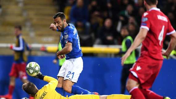 L'Italia non si ferma: 3-0 al Liechtenstein. Quagliarella nella storia azzurra