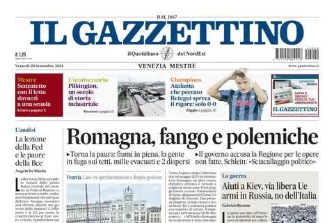 Il Gazzettino apre: "Atalanta, che peccato: Retegui spreca il rigore, solo 0-0"