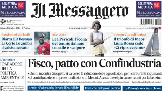 Il Messaggero: "Diarra alla Bosman: la Corte UE cambia il calciomercato"