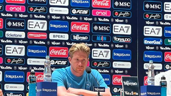 De Bruyne: "Ho accettato Napoli per dimostrare di poter giocare ancora ad alto livello"