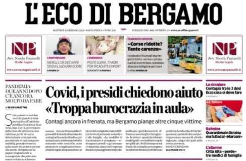 L'Eco di Bergamo: "Atalanta più forte dopo l'Inter, grazie alle trovate di Gasp"