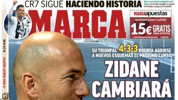 Marca sul Real Madrid: "Zidane cambierà il disegno tattico"