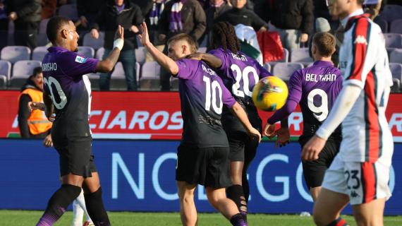 Seconda vittoria consecutiva della Fiorentina: il Genoa lotta ma si arrende 2-1