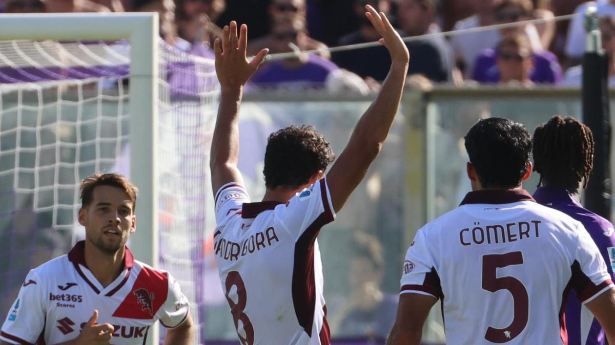 Mandragora fa vincere il Torino ringrazia i tifosi della Fiorentina: "Mille emozioni. Per sempre uno di voi"