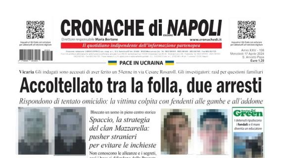Cronache di Napoli apre: "De Laurentiis e il sogno Conte, ma Pioli scala posizioni"