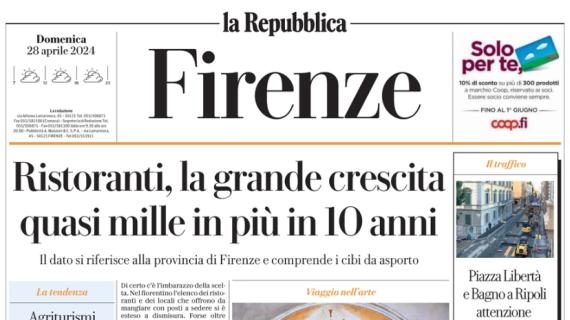La Repubblica (ed. Firenze): "Fiorentina credici, per l'Europa serve una vittoria"