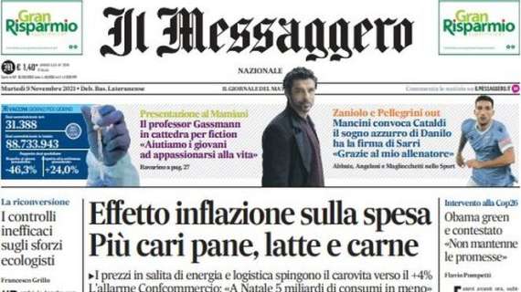 Il Messaggero: “Mancini convoca Cataldi. Il sogno azzurro di Danilo, ha la firma di Sarri”