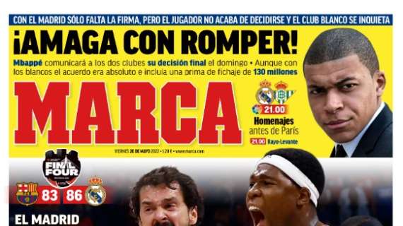 Le aperture spagnole - Real preoccupato per Mbappé. Barça, decisione finale per Dembelé