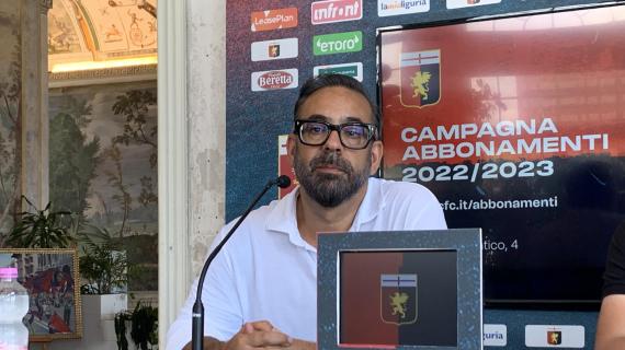 Genoa, Blazquez: "Trovare un accordo con Gilardino per un progetto molto chiaro"