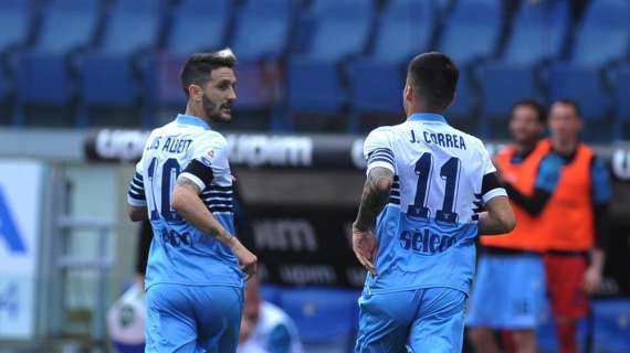 TMW - Lazio, Luis Alberto-Correa non al 100% ma con la Roma ci saranno