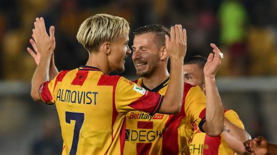 Coppa Italia, super esordio per Almqvist: il suo gol manda il Lecce ai sedicesimi