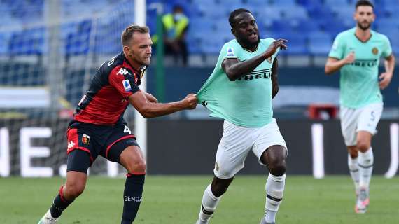Il Genoa esce col fiatone da Marassi: 0-3 con l'Inter, per la salvezza c'è da sudare