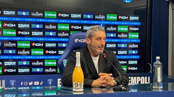 Empoli, Gemmi: "Il rigore per il Napoli non lo capisco proprio, non vedo nessun contatto"