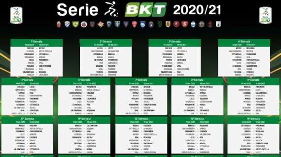 Serie B 2020/2021, il calendario completo. Si parte il 26 settembre, si chiude il 7 maggio