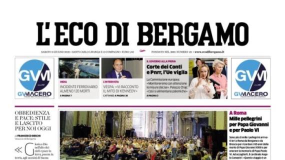 L'Eco di Bergamo sull'Atalanta: "Gasp, altro incontro. Ma si deciderà dopo il Monza"