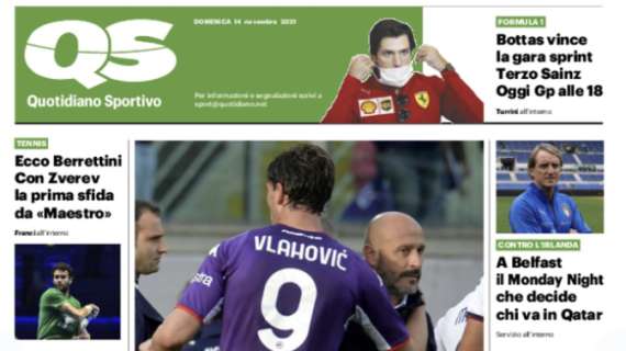 L'apertura di QS sulla Fiorentina e Vlahovic: "Dusan...e poi? Ci sono due piani"