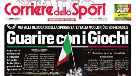 L'apertura del Corriere dello Sport: "Mbappé strappa, il PSG aspetta Cristiano Ronaldo"