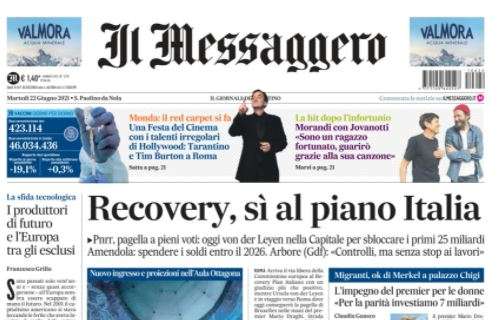 Il Messaggero elogia la Nazionale: "E' l'Italia del calcio totale"