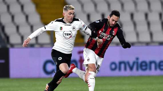 Spezia, Ricci al 45': "Grande intensità, non molliamo nella ripresa"