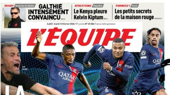 PSG, Mbappé-Dembelé-Barcola per l'assalto Champions. L'Equipe: "La sinfonia dei fulmini"