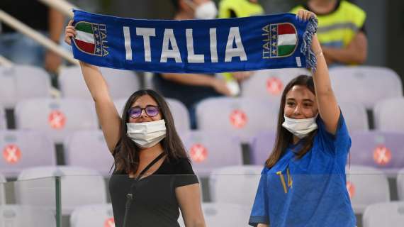 Italia, solo applausi nonostante l'1-1: standing ovation per gli azzurri dopo il triplice fischio