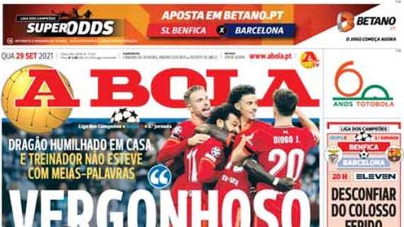 Le aperture portoghesi - Porto umiliato dal Liverpool: vergognoso! Lo Sporting cade in piedi