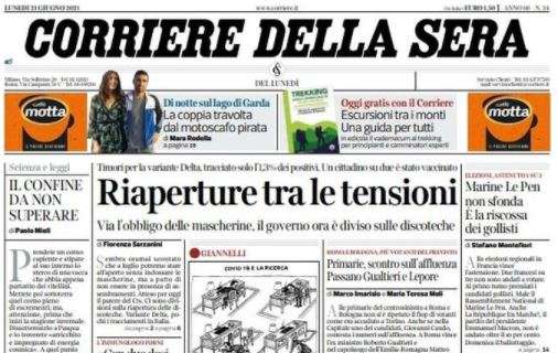 Corriere della Sera: "Un'Italia da record vince e va agli ottavi"