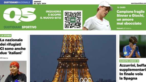 QS in prima pagina: "Assalto a Depay: l'Inter ci prova. Il Milan stringe per Emerson Royal"
