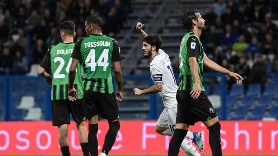 Sassuolo, un passo avanti e due indietro. Brutto ko con la Lazio: male la difesa, attacco apatico