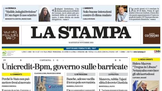 La Stampa: "La Juve sfida la squadra del Principe che ha perso un po' di magia"